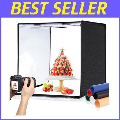 Professional Photo Booth with 6 Backdrops for Product Shots