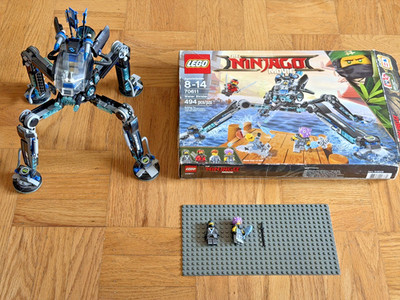 LEGO Ninjago Movie Water Strider 70611 95% complete Set w/ Minifigures & Box