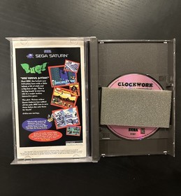 Sega Saturn Clockwork Knight Complete Tested Game CIB