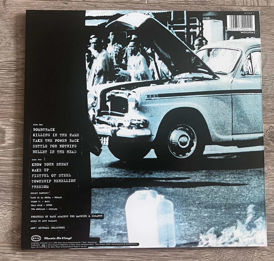 Rage Against The Machine – Rage Against The Machine S/T -MoV Limited to 500-RARE - Image 2 of 4