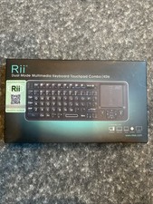Rii K06 Mini Bluetooth Keyboard Backlit 2.4GHz Wireless Keyboard with IR Lear...