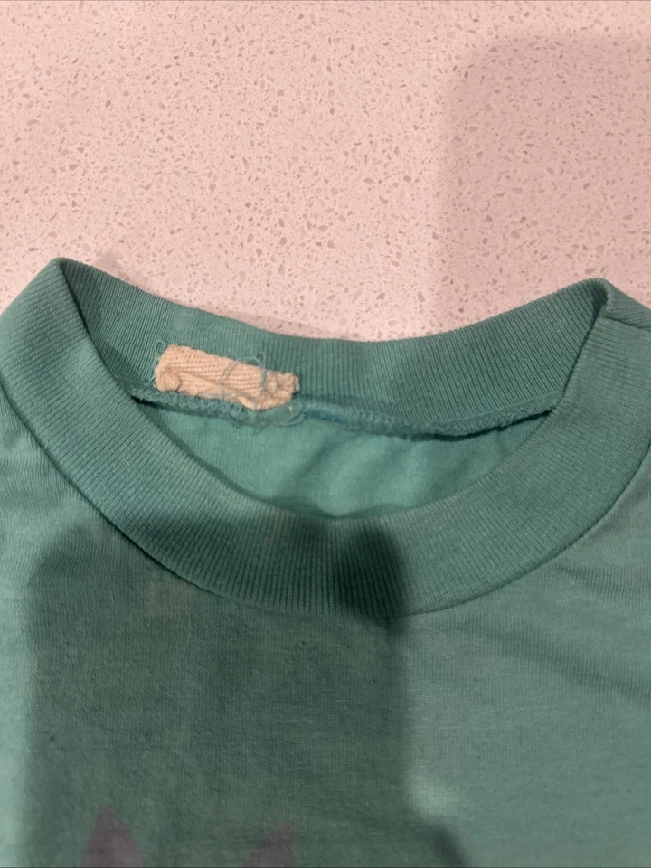 Camiseta Verde Rey León Años 90 Vintage Niños Talla 6/8 Disney Simba Rey León Foto 2 de 2