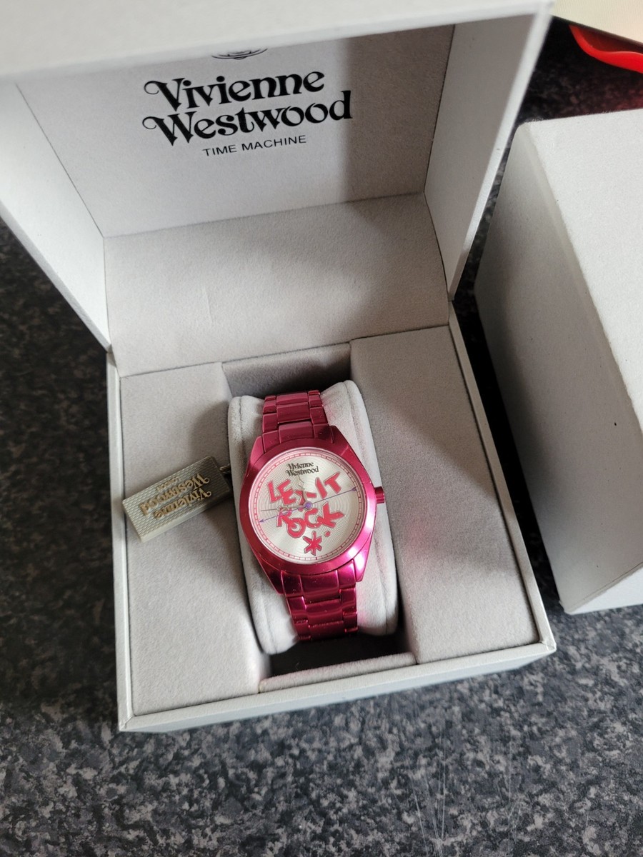 Limited Edition Vivienne Westwood Let It Rock Punk Rock Pink Watch