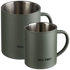 Mil-Tec Tasse Edelstahl doppelwandig 300/450 ...