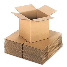 50 Pack 4 x 4 x 4 Inches Shipping Boxes Corrugated Boxes, Small Recycled Ship...