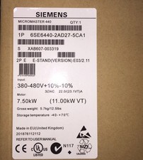 Siemens PLC 6SE6440-2AD27-5CA1 New In Box 6SE64402AD275CA1 Free Shipping