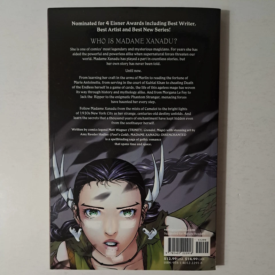 Madame Xanadu: Disenchanted TPB, Matt Wagner, Vertigo, 2009  Foto 2 de 4