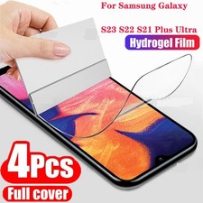 4PCS For Samsung S24 S23 S22 S21 Plus Ultra 5G Screen Protector Soft Hydrogel