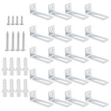 20 Set Whiteboard Bracket Installation Hardware Kit Wall Hanging Supports School