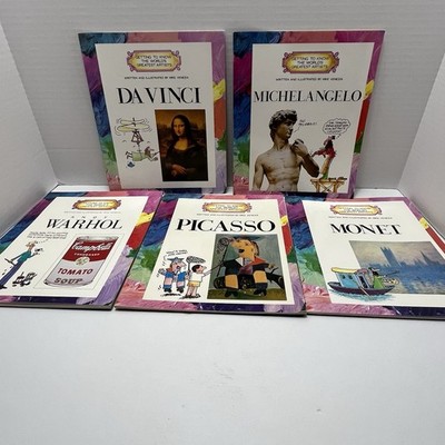 Getting to Know the World's Greatest Artists: Lot of 5 Books-Picasso Older Cond.