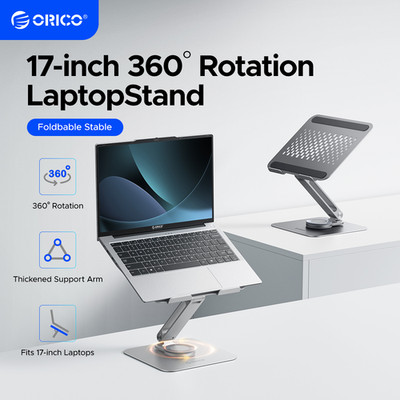 ORICO Laptop Stand for 17  Notebook Aluminum Alloy Ergonomic Adjustable