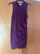 Forever 21 BodyCon Dress Maroon - Size Small
