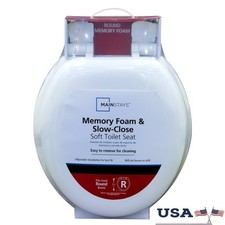 Premium Soft Toilet Seat Quick Release Slow Close Adjustable Hinges TPU Leather