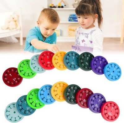 Mathe Fidget Spinner Lernspielzeug Kinder ab 3 Jahre Multiplikation Division