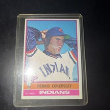 dennis eckersley rookie card 76 Topps. rookie card picture