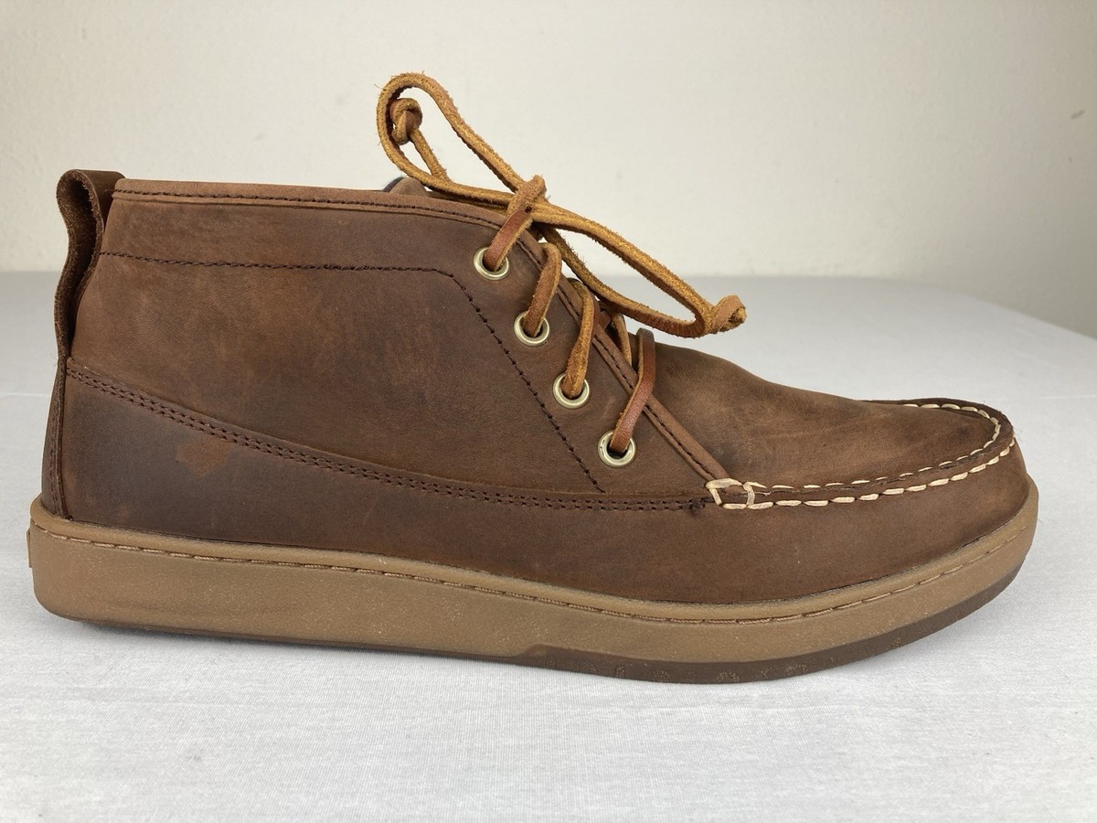 L.L. Bean Signature Mens Brown Leather Jackman Ranger Boots 11.5 D 281251 LL Bean Signature 7 D Brown Leather Jackman Ranger Moccasin  main image 3
