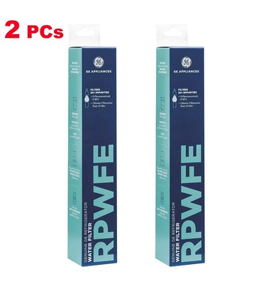 #ad 2 PC GE RPWFE Refrigerator Water Filter 2 Pack Household Fridge Filter（No chip $31.99