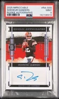 2025 Impeccable Shedeur Sanders ROOKIE RC Auto #'D 14/15 PSA 9 POP 1 BROWNS Rare