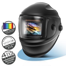 STAHLWERK Automatik Schweißhelm 3 in 1 BULLET True-Colour DIN 4-13 Optik 1/1/1/2