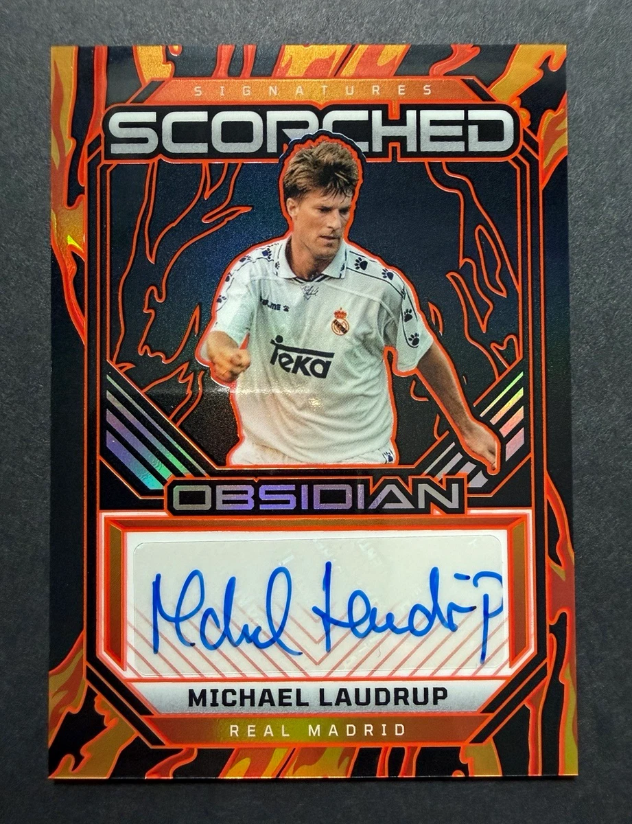 Michael Laudrup Autographed Soccer Sports Trading Cards