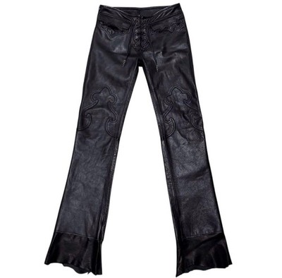パンツ archive Deerskin Lace-Up Leather pants archive Deerskin Lace-Up Leather pants | eBay