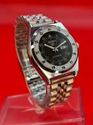 Vintage Automatic Seiko Refurbished White Dial Day / Date Men's Wrist Watch