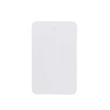 Large Unstrung White NonPerforated Blank Clothing Tags 13/4"W x 27/8"H