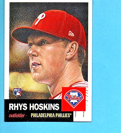 2018 Topps Living Set Rhys Hoskins Rookie Card #4 NM-Mint