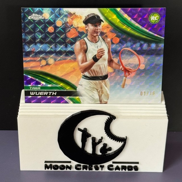 Tara Wuerth 🇭🇷 RC | #01/10 Purple Geometric Refractor -- 2025 Topps Chrome 🎾