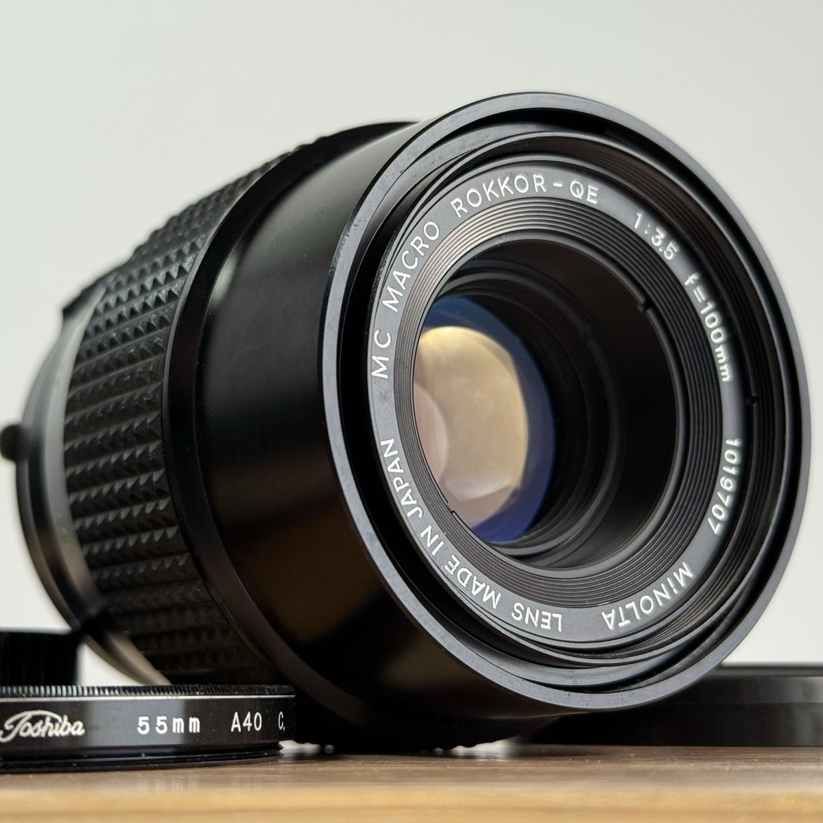 AS IS] MINOLTA MC MACRO ROKKOR 100mm F/3.5 MF Macro Lens From