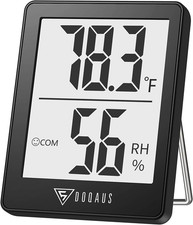 Digital Indoor Thermometer, Humidity Meter for Room, Office, Greenhouse, Cellar