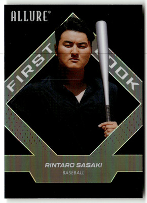 2025 Upper Deck Allure SE No. 102 Rintaro Sasaki First Look Black Rainbow