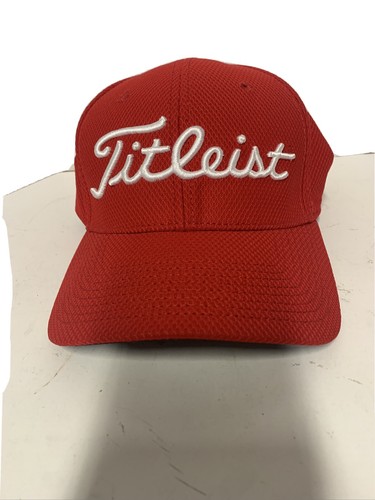 Red Ball Cap Raised Embroidered Logo 