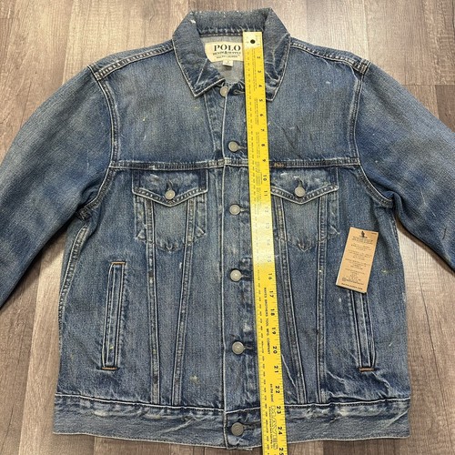 NWT POLO RALPH LAUREN CLASSICS BLUE DENIM JEAN JACKET SZ M TRUCKER BRAND NEW H8 - Picture 5 of 5