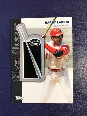 2022 Topps Series 2 - Barry Larkin Silver Slugger Patch Card Cincinnati Reds