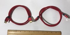 Two 2 HDMI cables 40 Inches 4K UHD