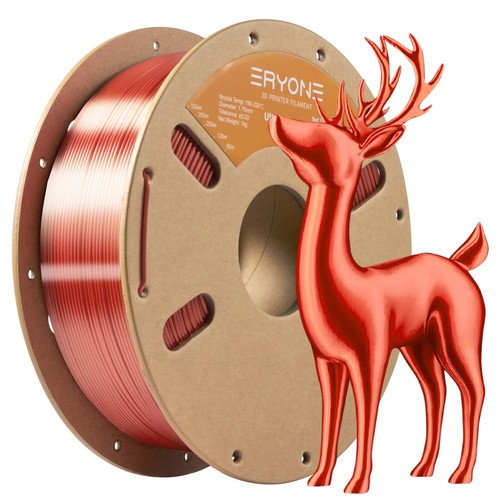 Ultra SILK PLA Filament 3D Printing New 1.75mm 1Kg for 3D Printer High Quality - 第 8/9 張圖片