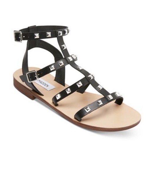 steve madden black gladiator sandals