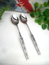2  Oneida Silver Northland  IMPULSE Stainless  Steel  Iced Tea Spoons