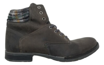 Steve Madden Khaleb Grey Leather Men display picture 1
