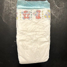 Plastic Lg Vintage Pampers BabyDry Extra