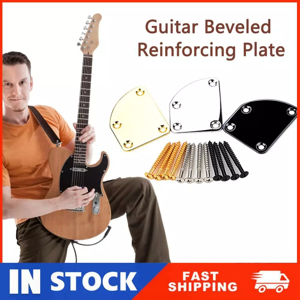 Guitar with 2024 metal plate
