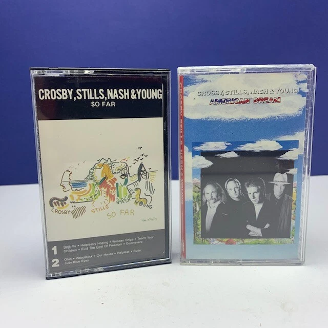 Кассетная лента музыка песня винтажный микс лот пара Crosby stills nash young so far dream - Изображение 2 из 3