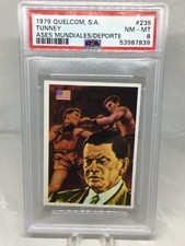 1979 Quelcom #235 Gene Tunney PSA 8 (Top Pop, Pop 3)