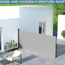 Retractable Side Awning Privacy Screen 400 x 180cm for Garden Balcony Terrace