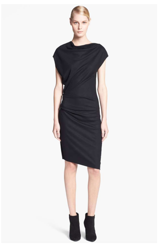 New Helmut Lang Sonar Wool Asymmetrical 