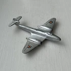 DINKY GLOSTER METEOR JET AIRCRAFT 70E / 732 Metal 1:200 Model With Wing Decals