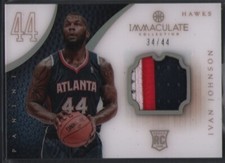 2012-13 Immaculate Collection Rookie Patch Jersey Number #186 Ivan Johnson 34/44