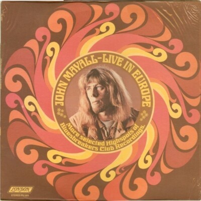 John Mayall Live In Europe London Records Vinyl LP