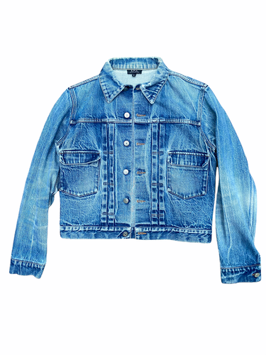 A.P.C. Butler Women Denim jacket Size M 